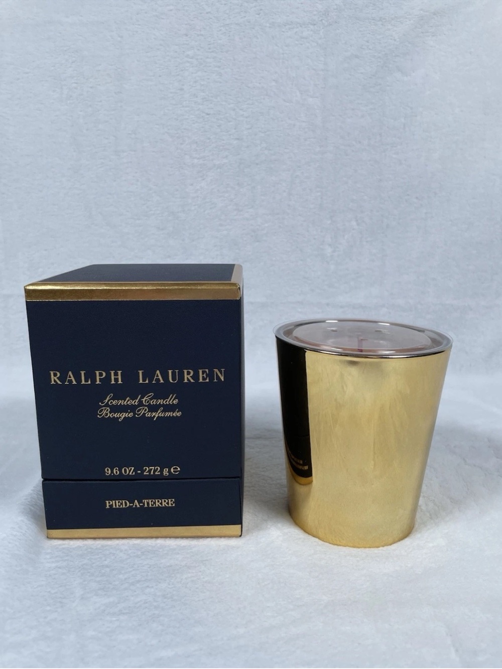 Ralph Lauren Scented Candle Pied A Terre Large 9.6 Oz Single Wick Candle NOB!